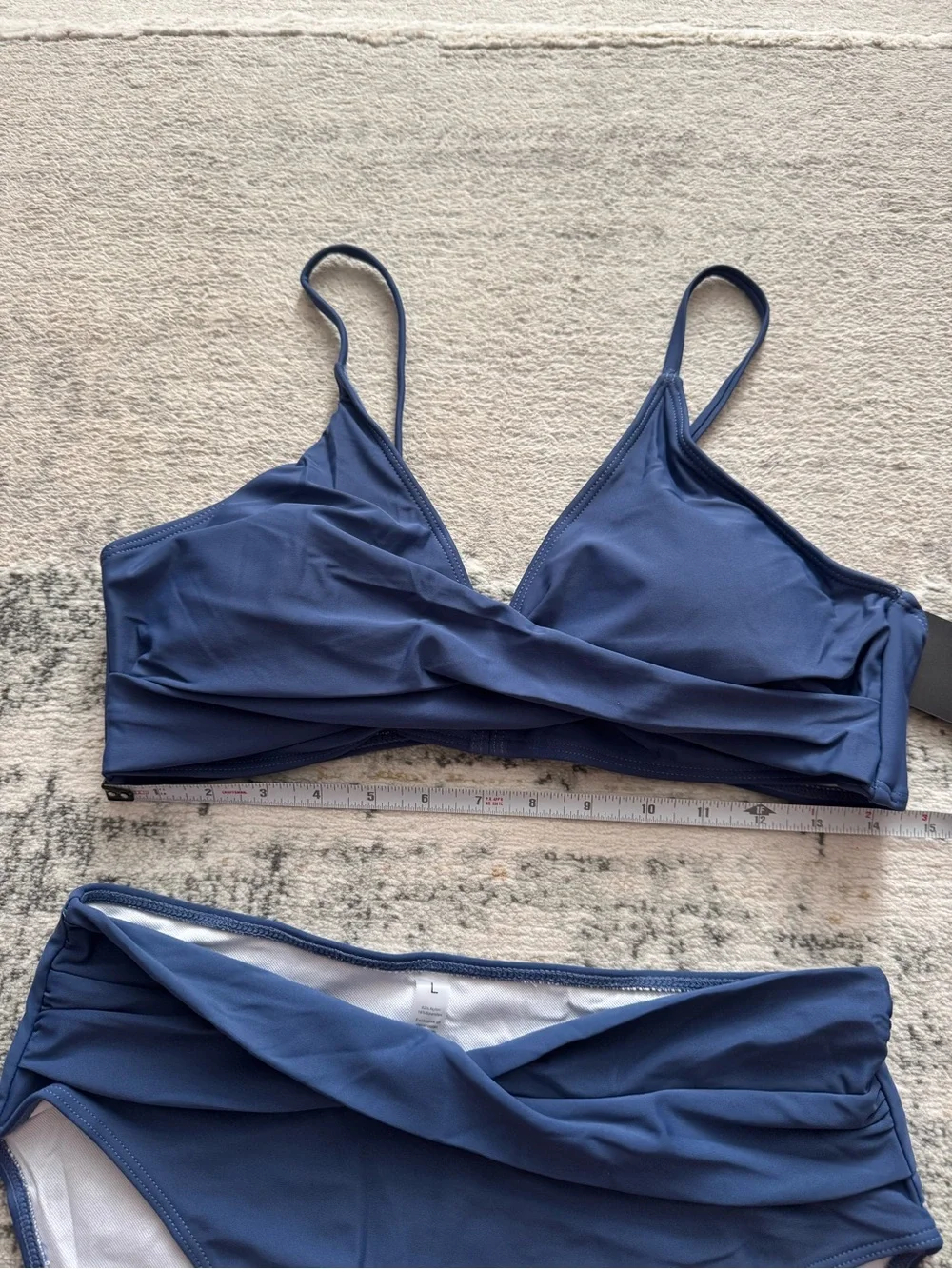 🆕 Amazon Zojuyozio Two Piece Twist Front High Waisted Bikini Sets